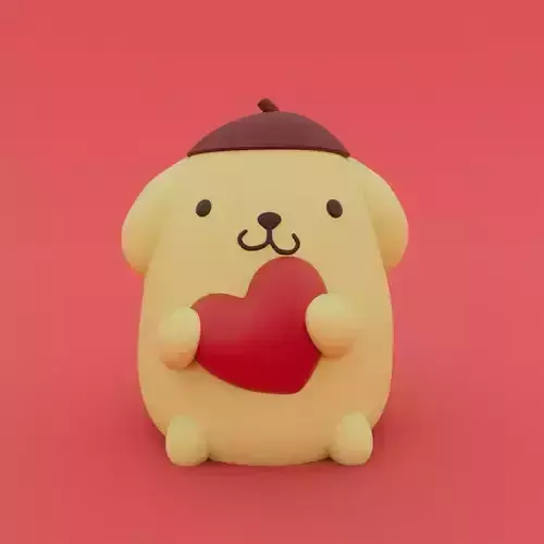 Valentines Special - Pompompurin 3D print model