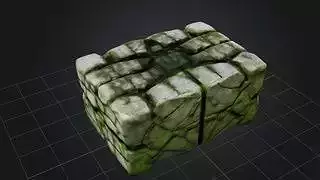 Mossy Cracked stone brick
