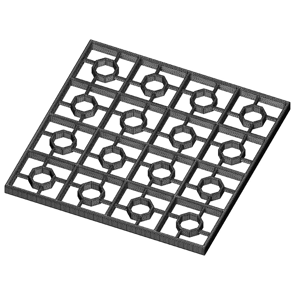 Astonishing Window Grill 3D print model_4