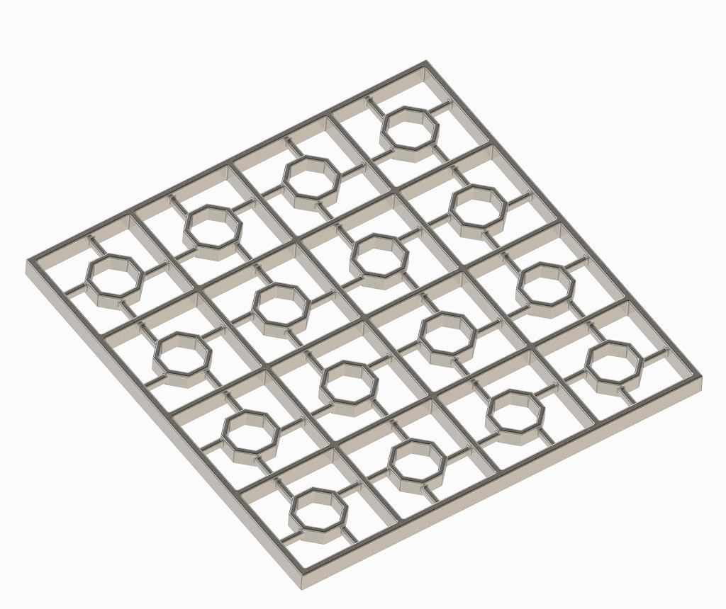 Astonishing Window Grill 3D print model_3