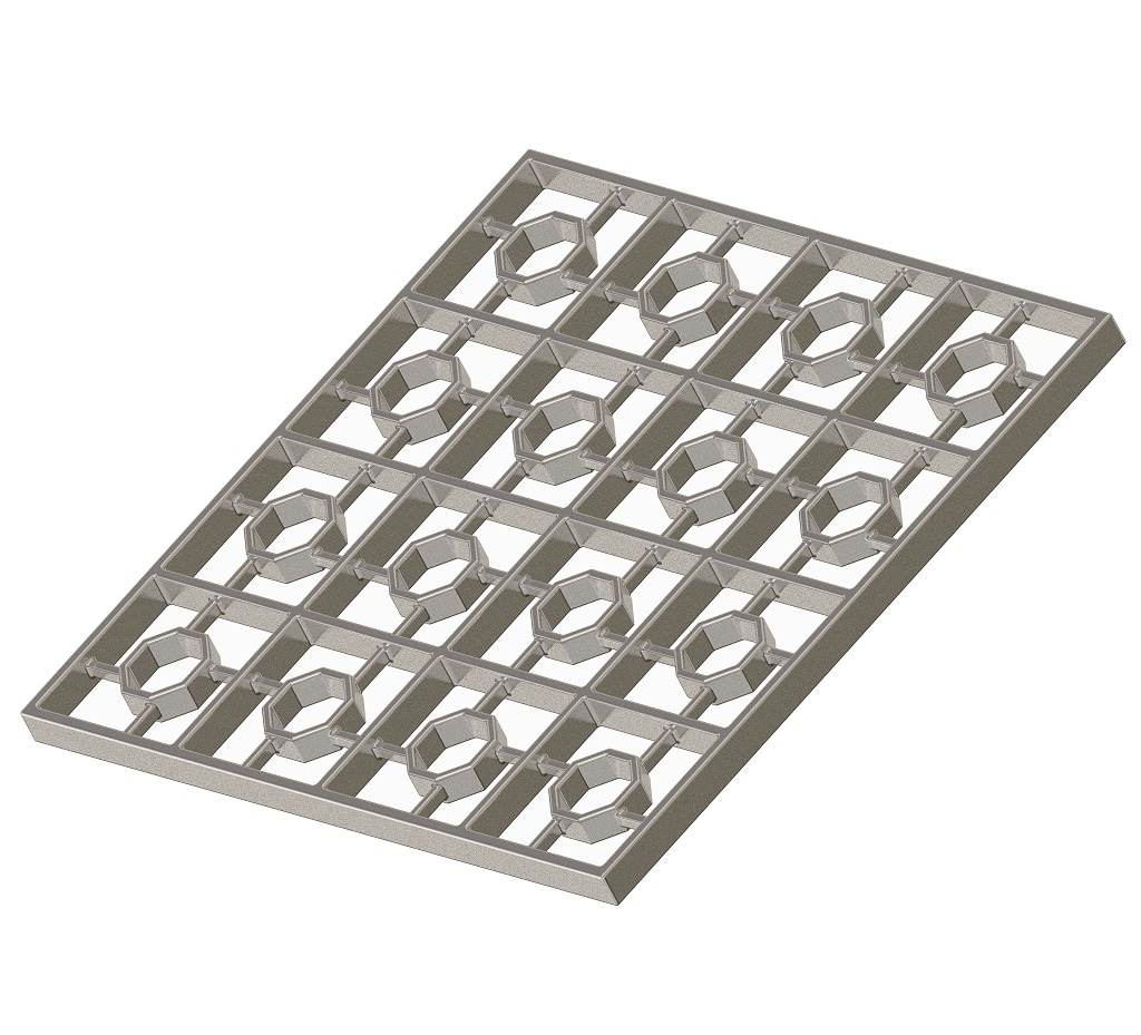 Astonishing Window Grill 3D print model_2