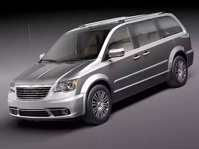 Chrysler Town And Country 2011 3D Model