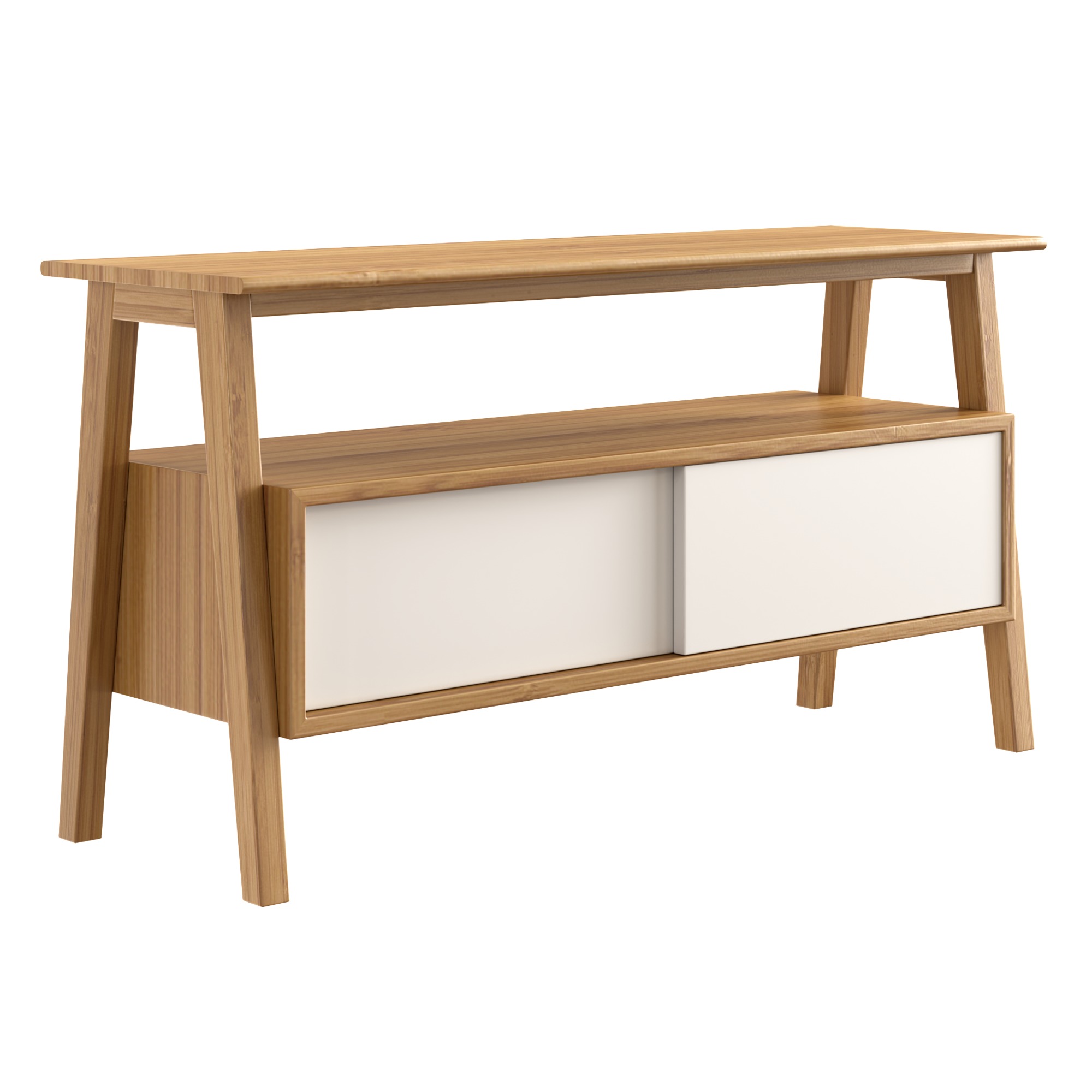 Terrace Media Unit Caramelized Low-poly 3D model_1