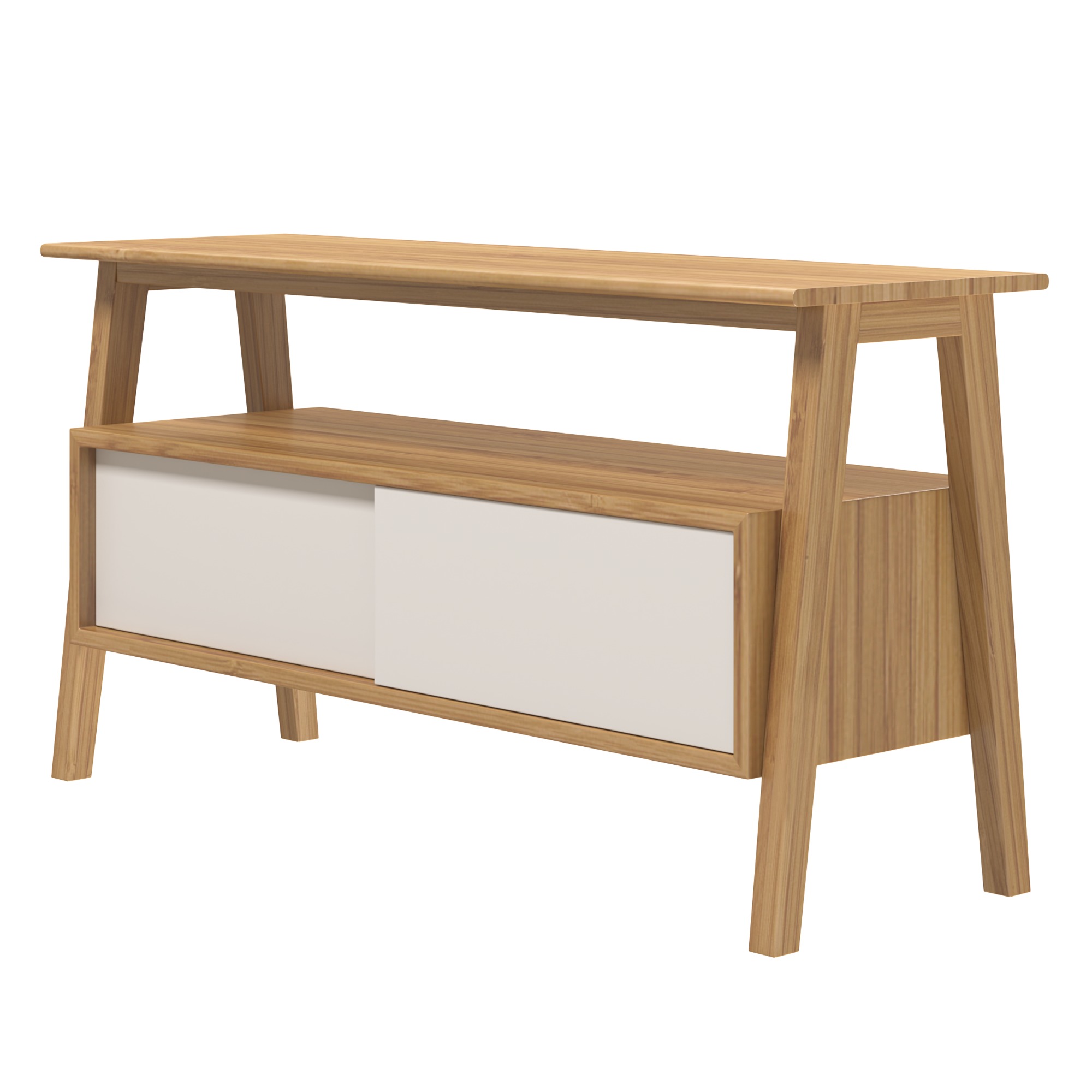 Terrace Media Unit Caramelized Low-poly 3D model_3