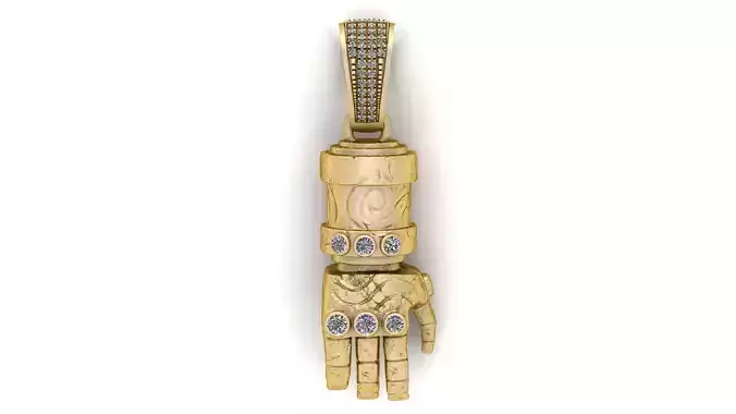 ROBOT HAND PENDANT 3D PRINTABLE MODEL 3D print model