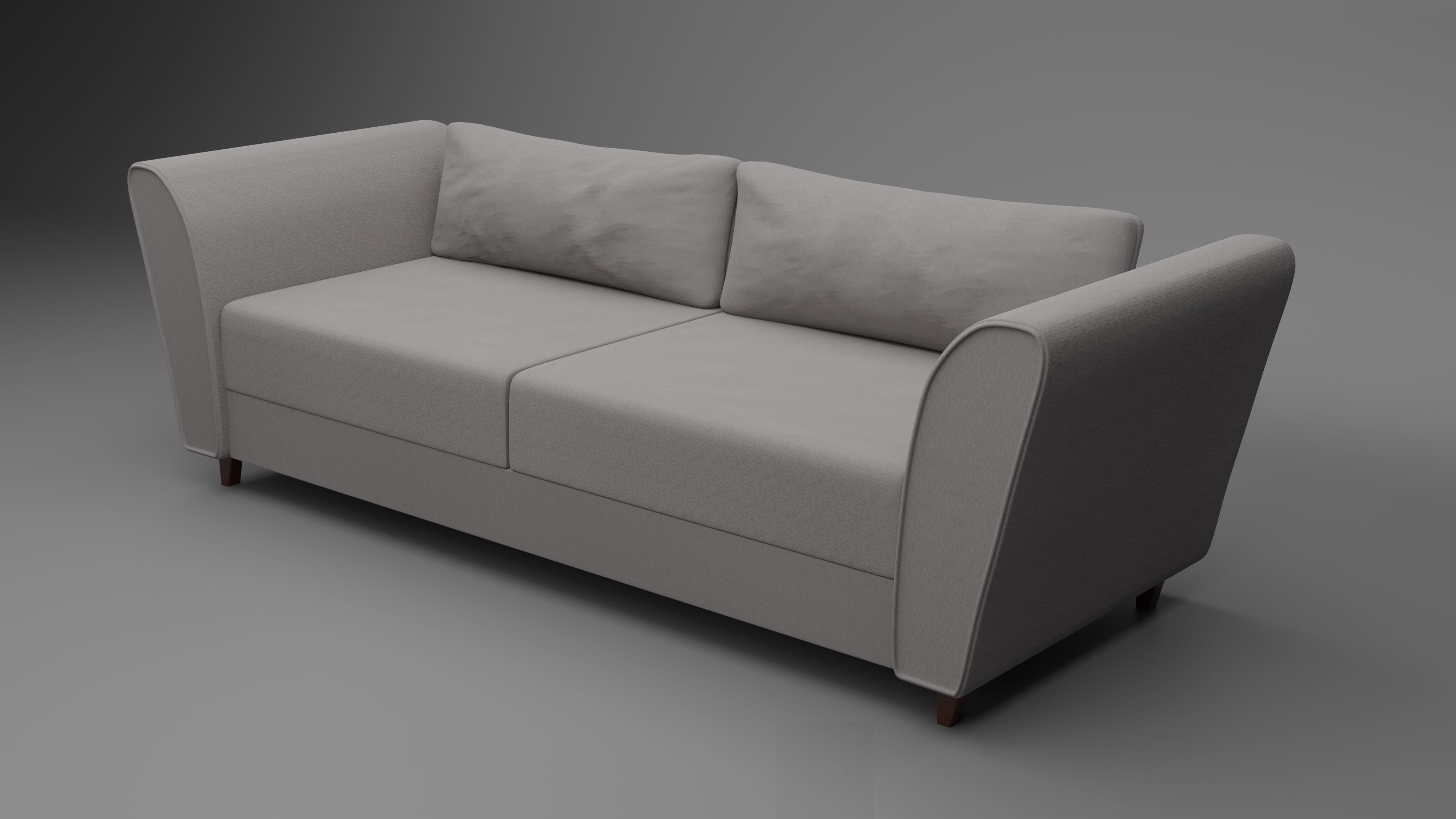 Beige Sofa 3D model_1
