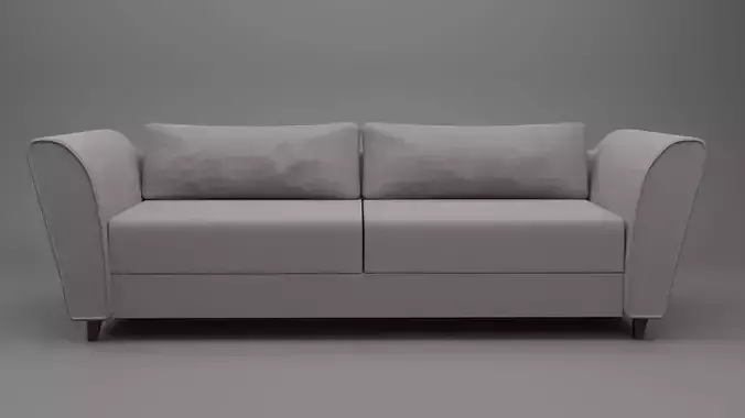 Beige Sofa 3D model