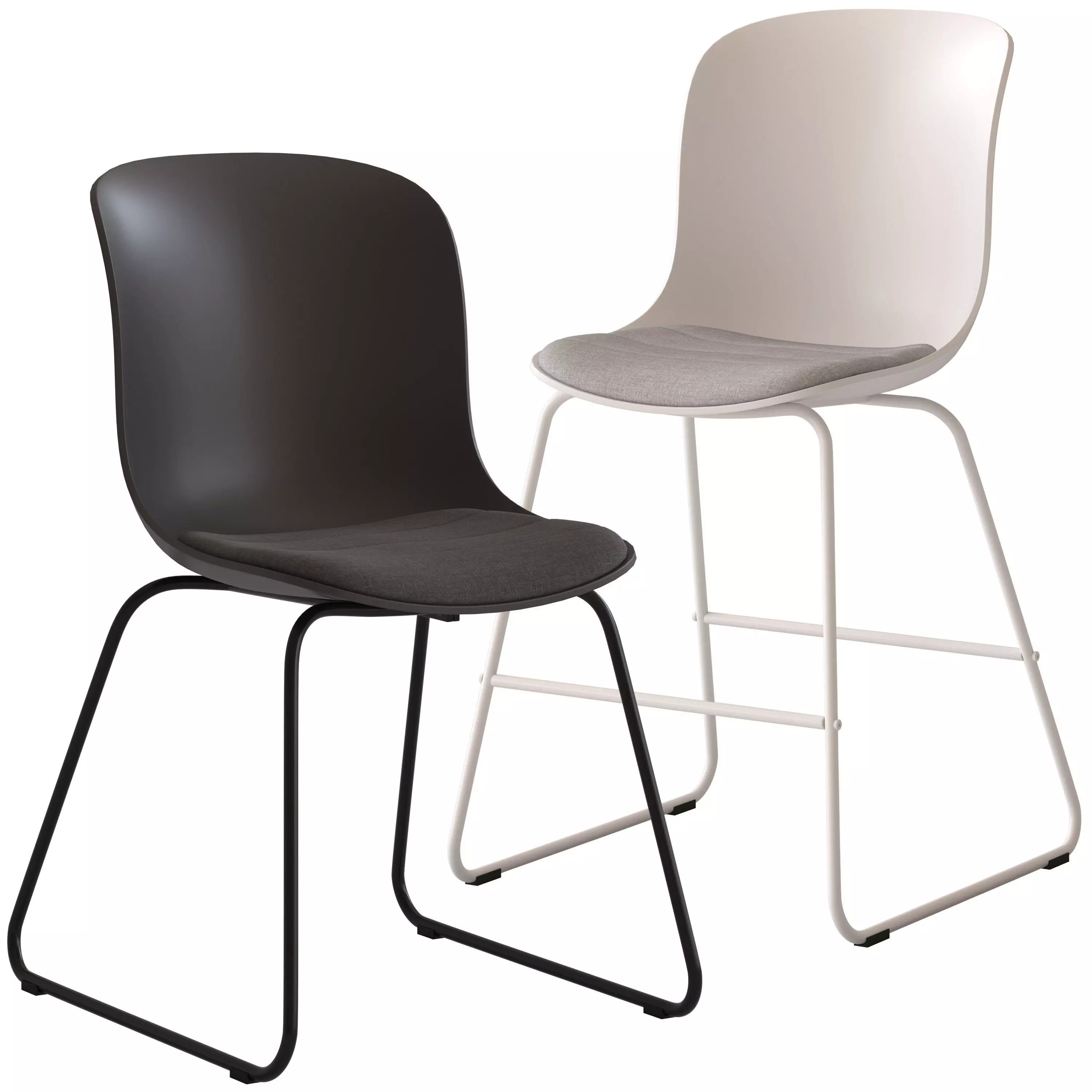 Home Republic Alaska Chair and Stool 3D model