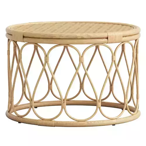 Home Republic Bahama Rattan Honey Loop Coffee Table