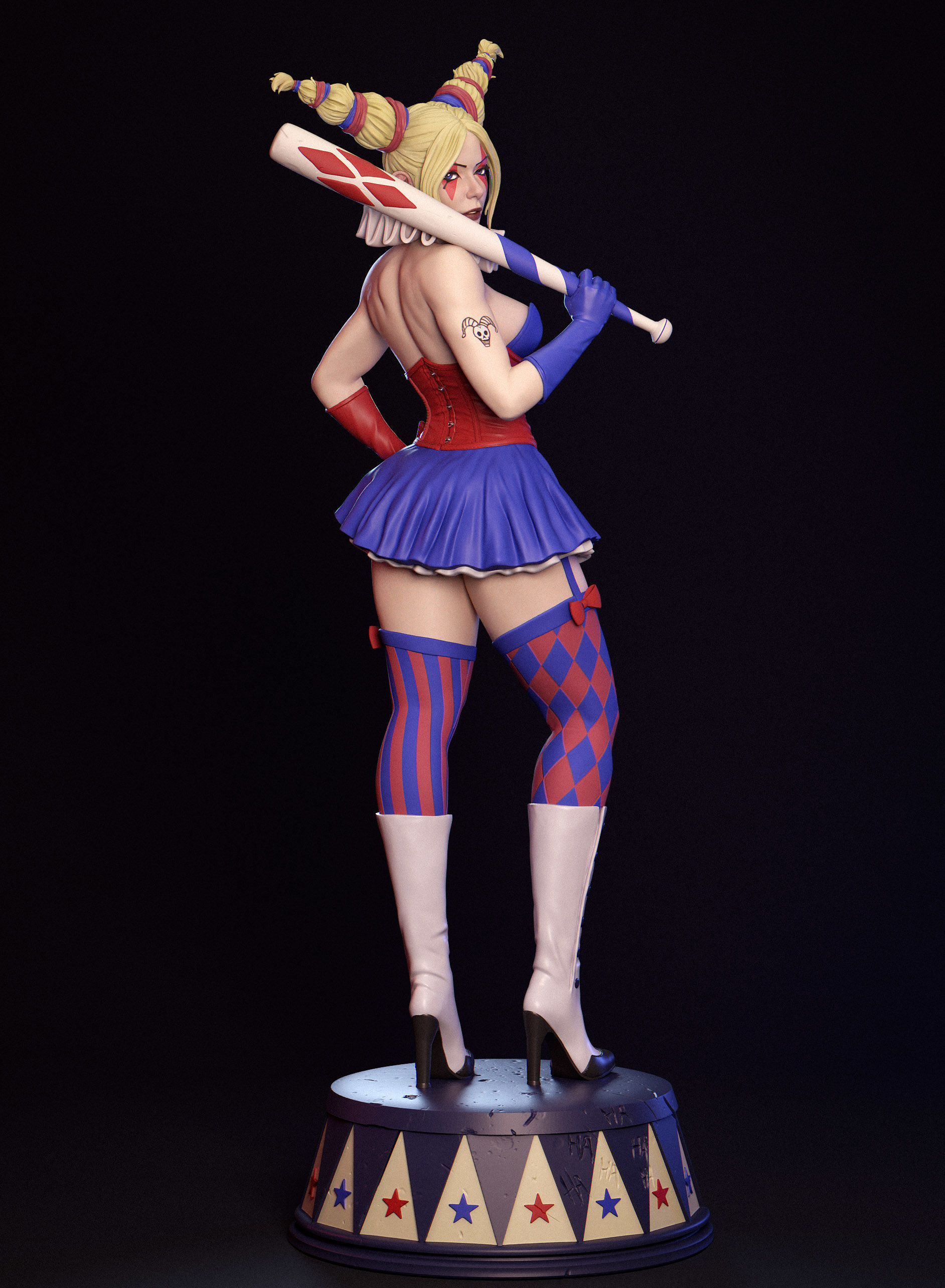 Harley Quinn - The Dark Prince Charming 3D print model_4
