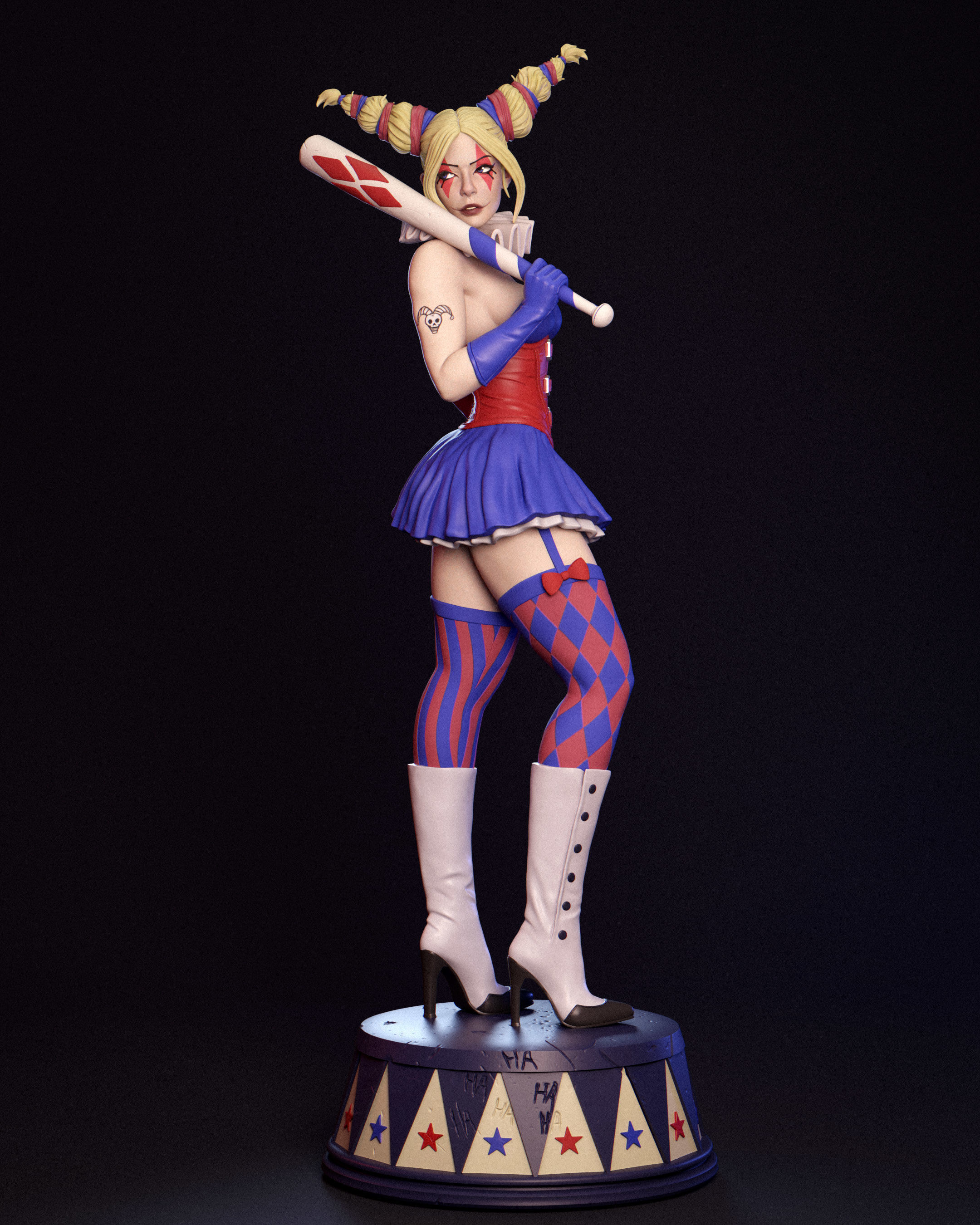 Harley Quinn - The Dark Prince Charming 3D print model_2