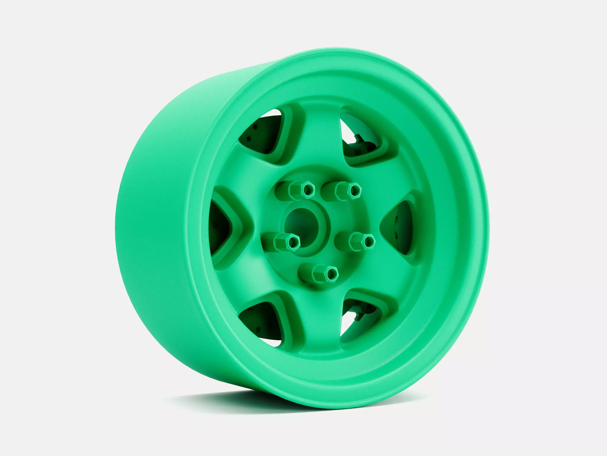 15x8 American Racing TA70 Wheel and Brake 3D print model_1