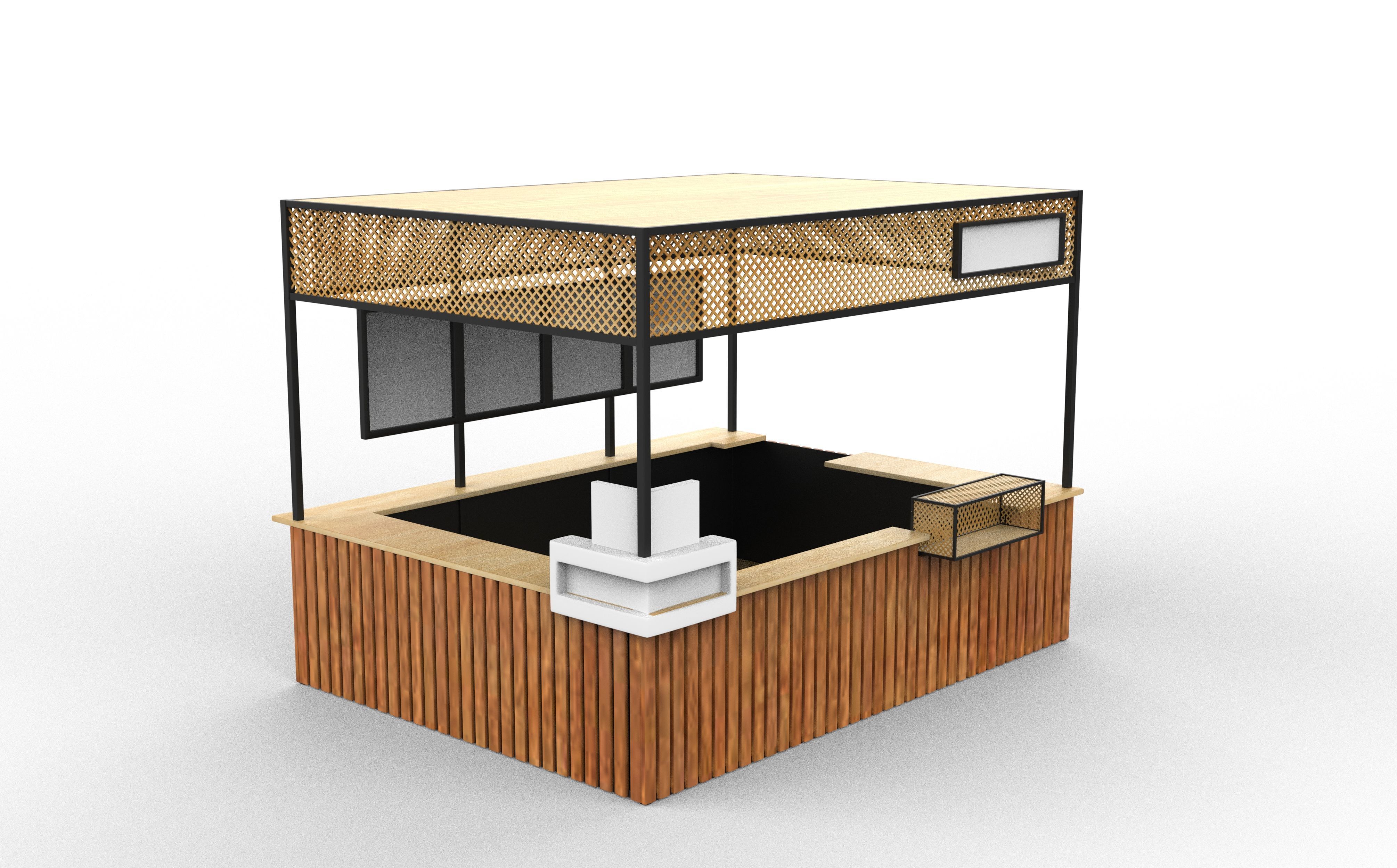 Wholesale cafe 3D model_10
