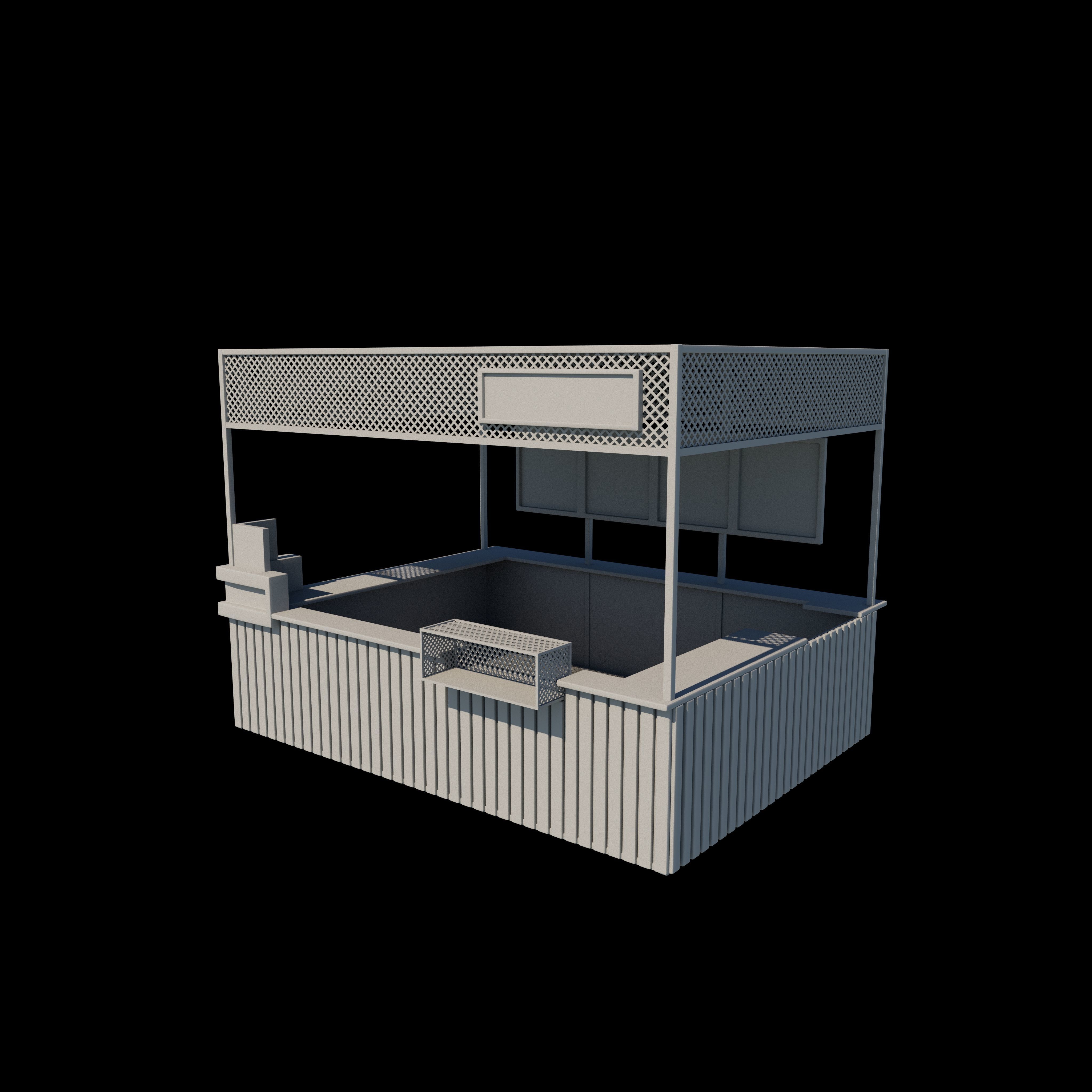 Wholesale cafe 3D model_11