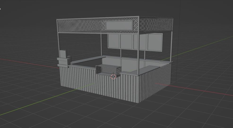 Wholesale cafe 3D model_8