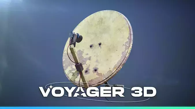 Round TV Antenna Dish