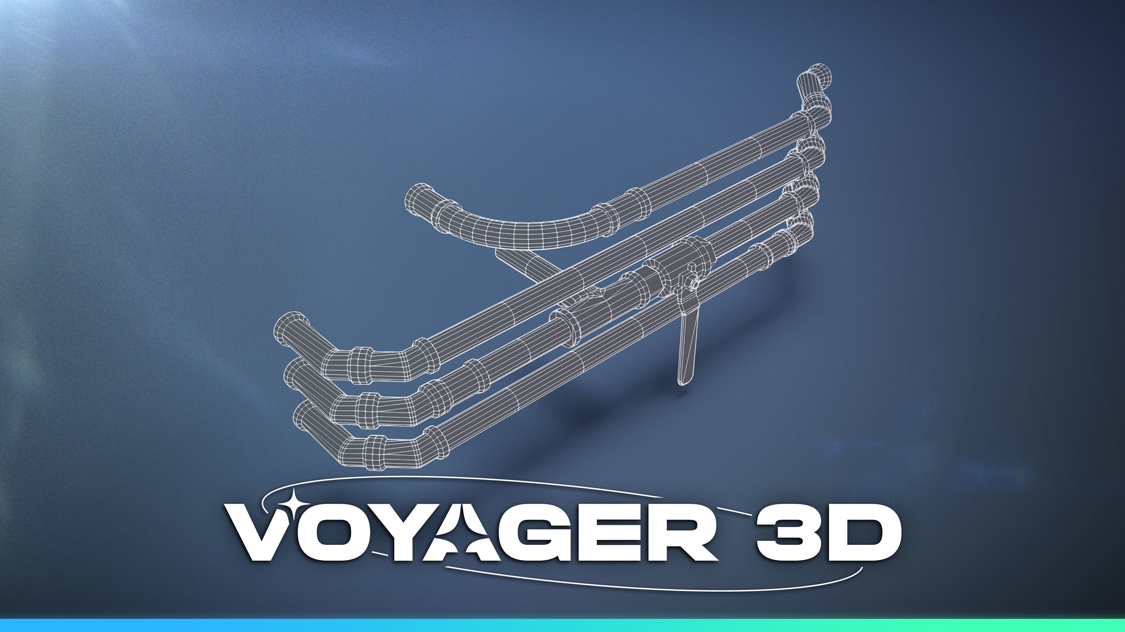 Piping Cluster Wall Addon Low-poly 3D model_1