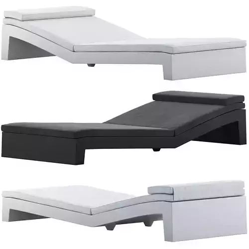 Jut Sun Chaise by Studio Vondom