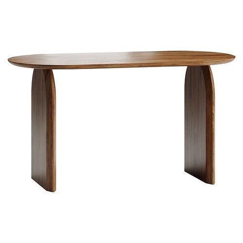 Oval Desk Meeting 3D model