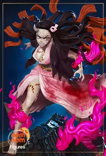 Nezuko Kamado - Demon Slayer 3D print model