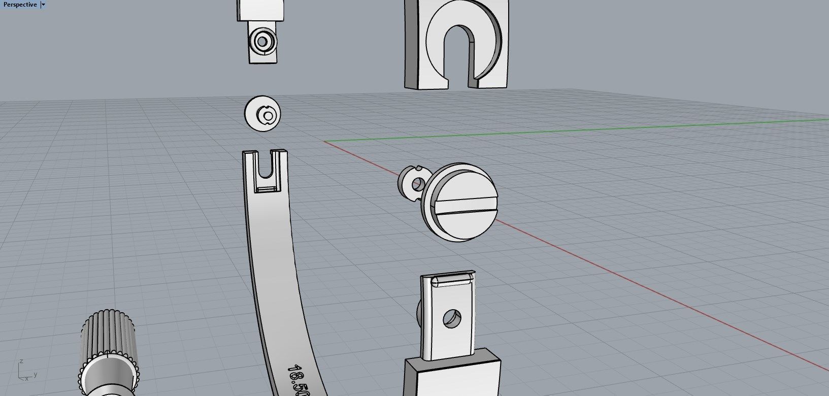 BRACELET cartier love 3D print model_8