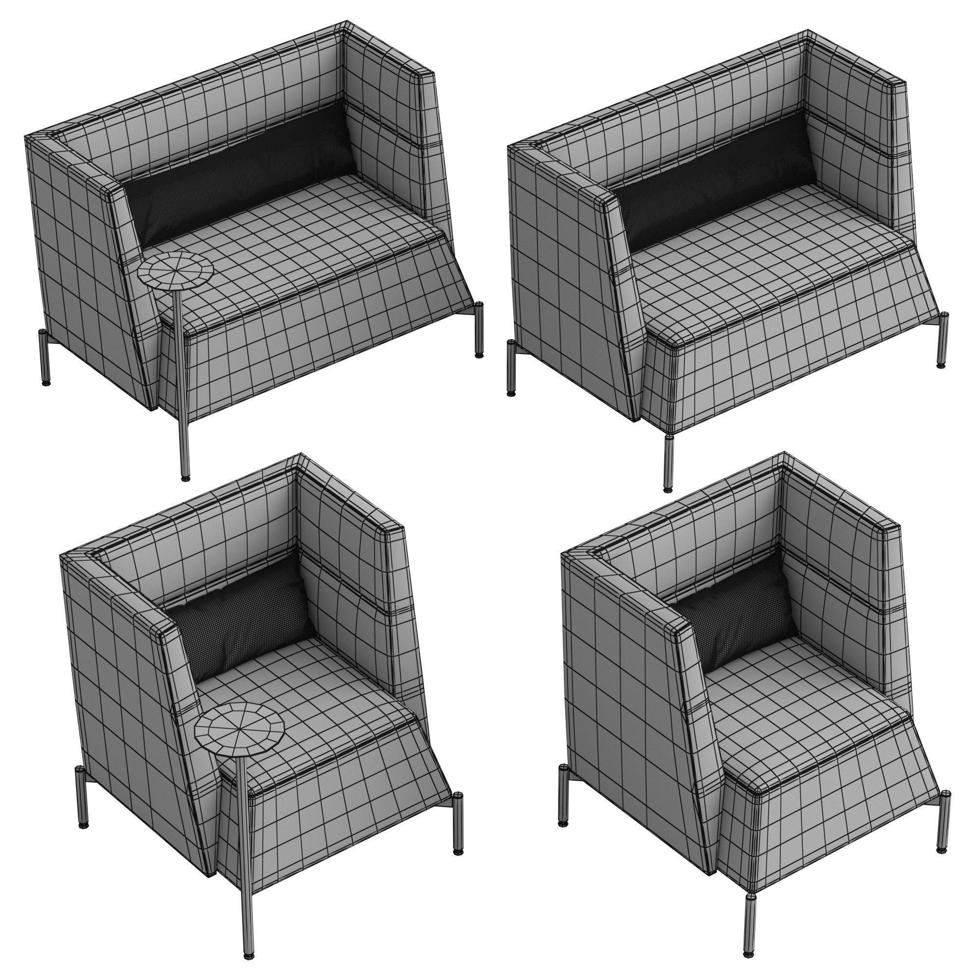 Kastel Kendo Sofa 2 3D model_5