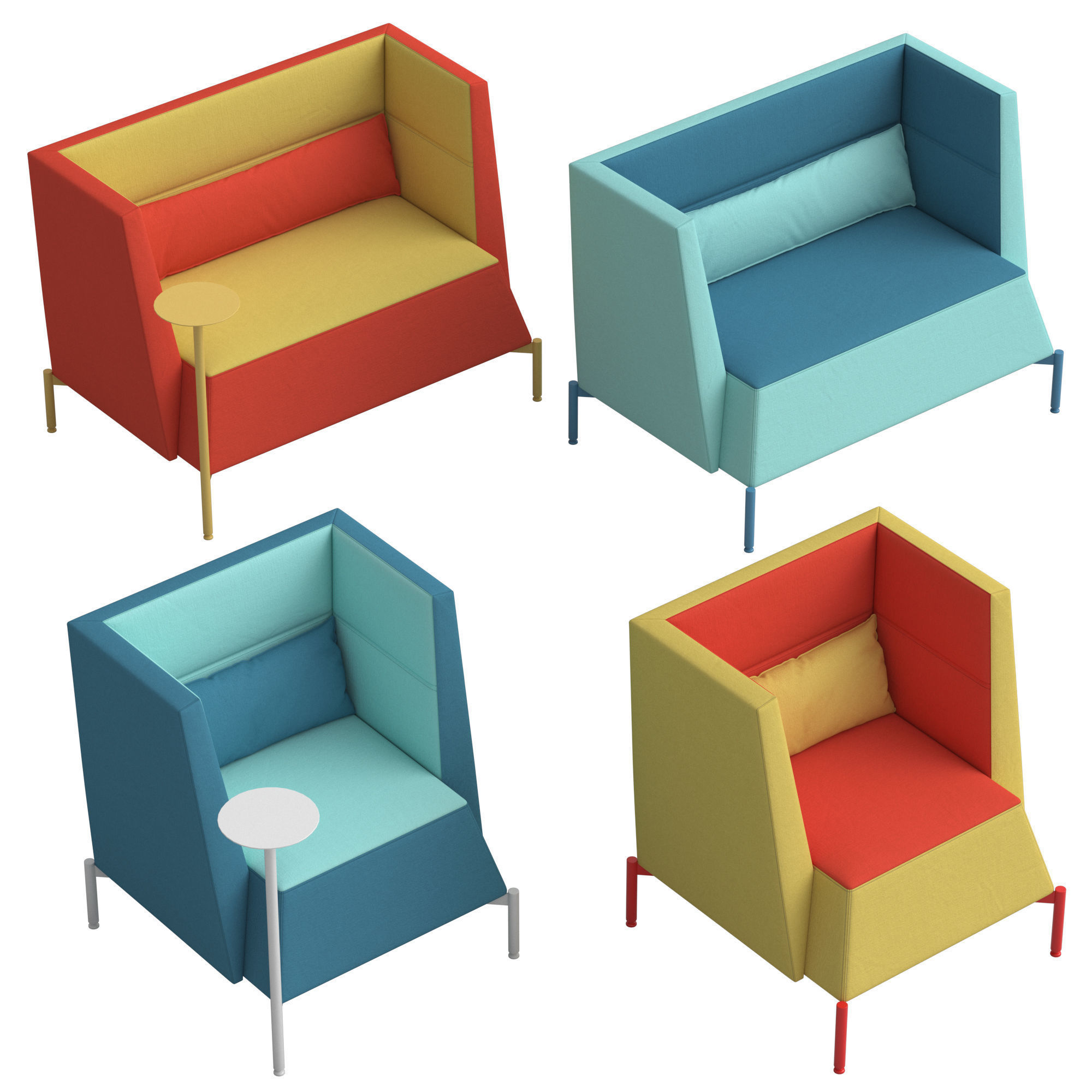 Kastel Kendo Sofa 2 3D model_4