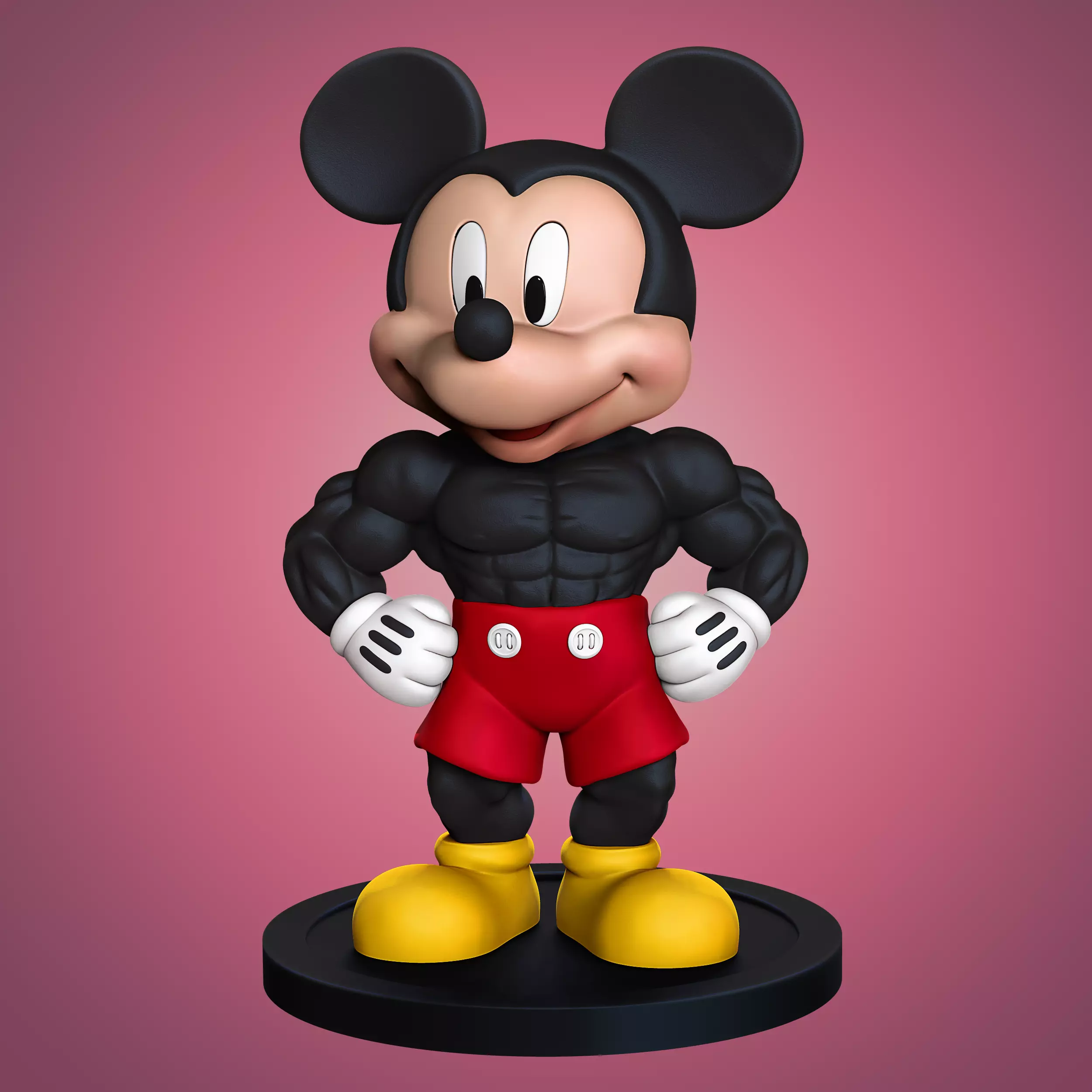 Mickey Big Mouse 3D print model_0