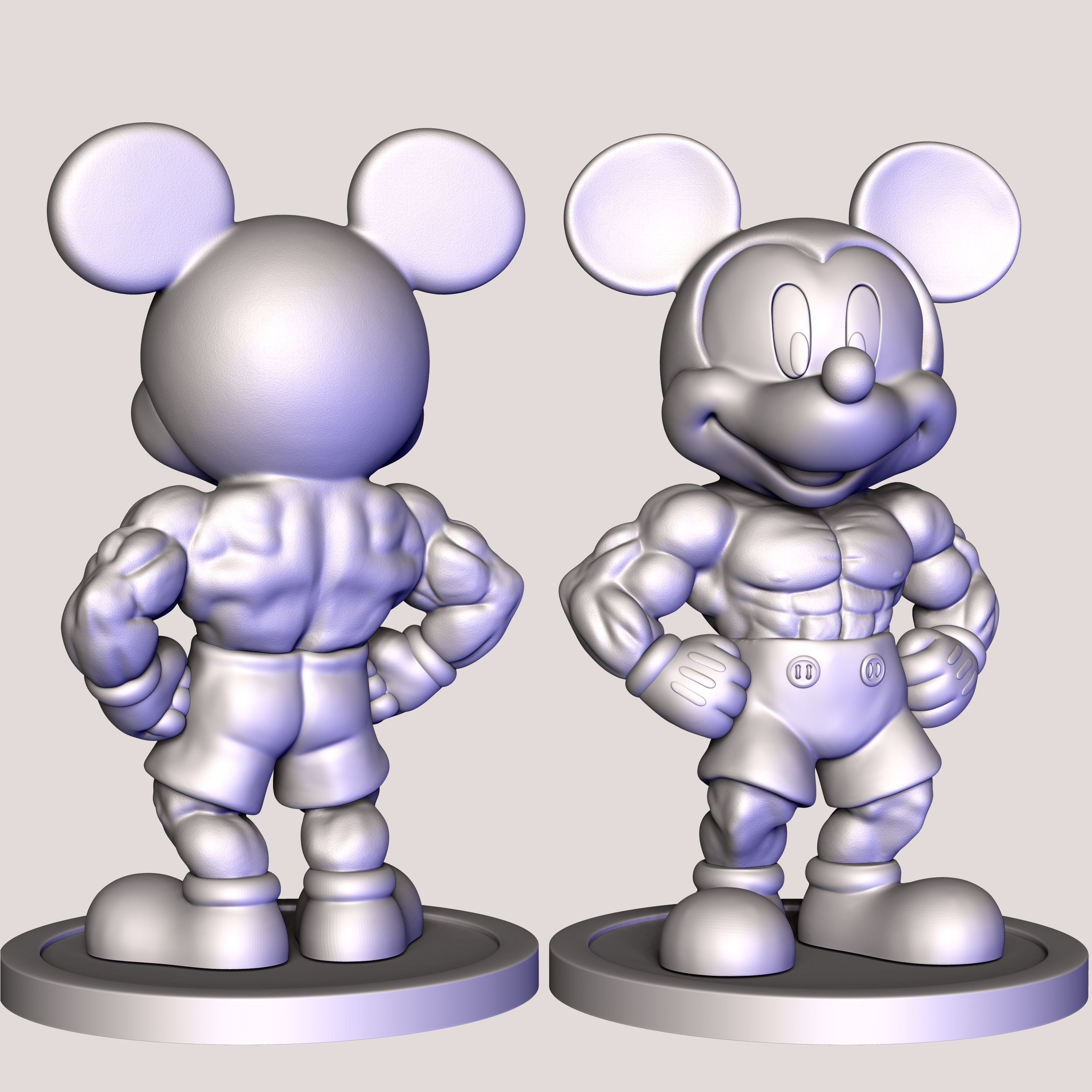 Mickey Big Mouse 3D print model_4