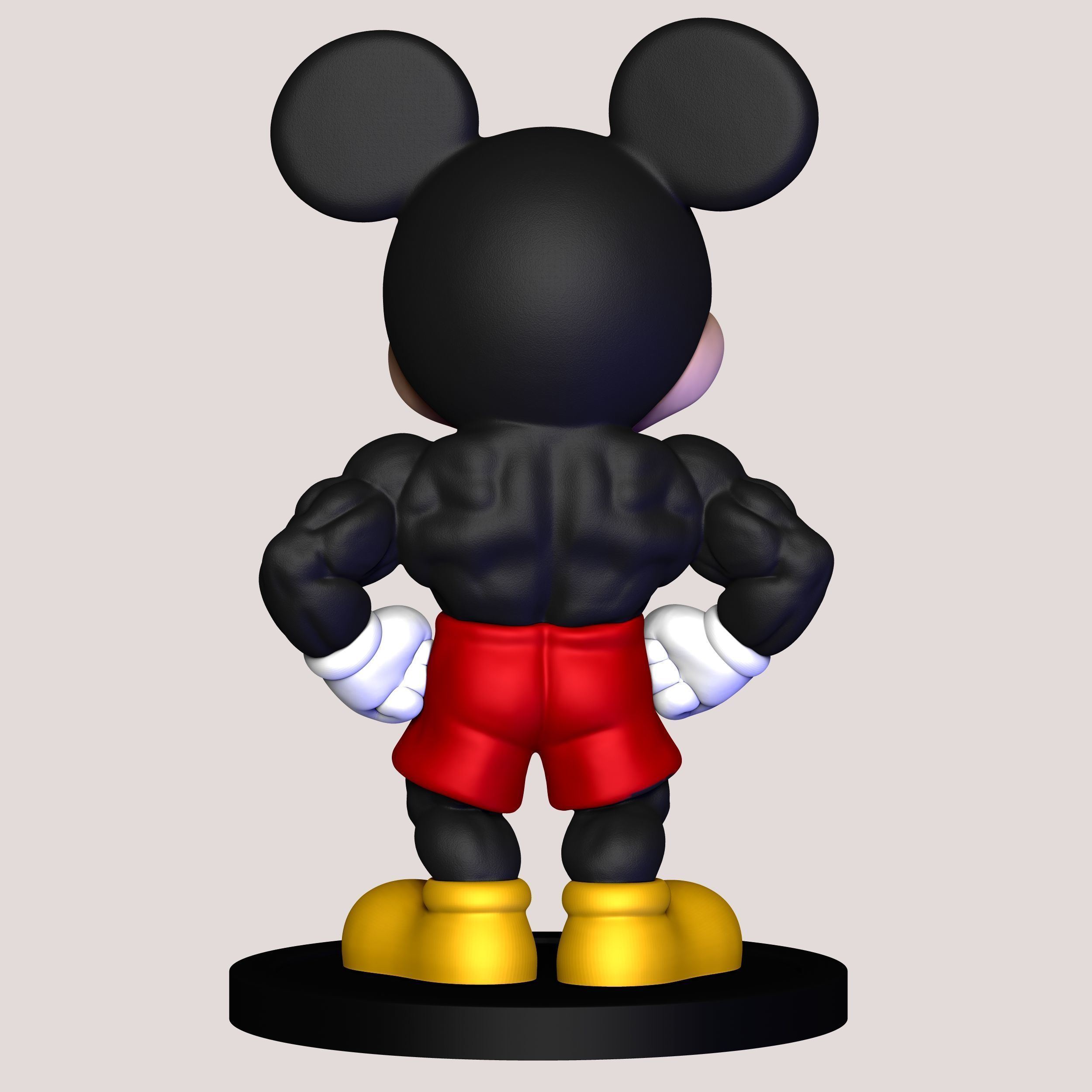 Mickey Big Mouse 3D print model_3
