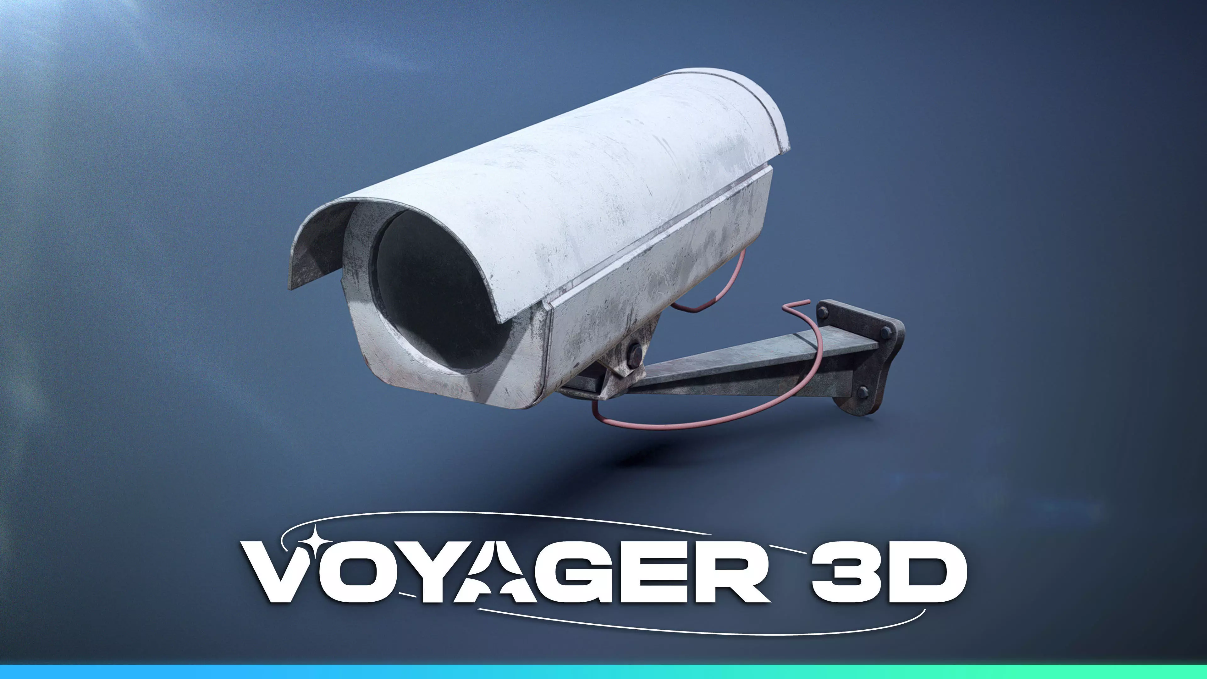 Security Camera Low-poly 3D model