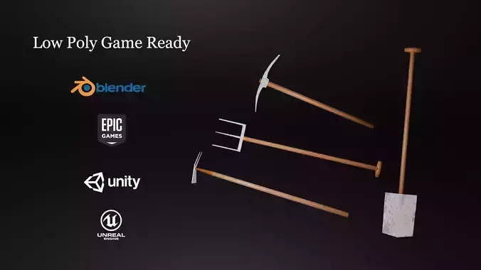 Low Poly Farming Tools Pack