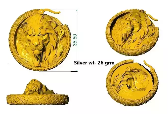 LION EARRINGS