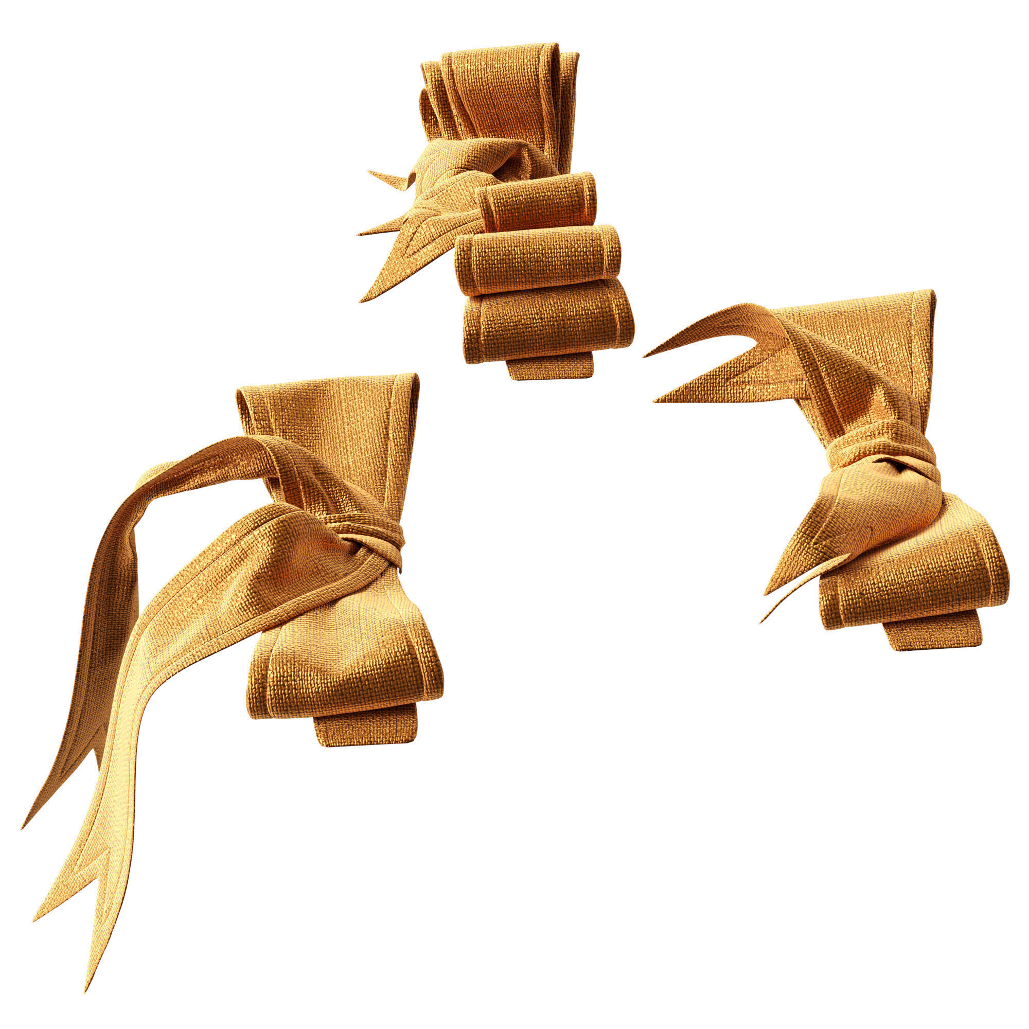 Festive bows 3D model_1