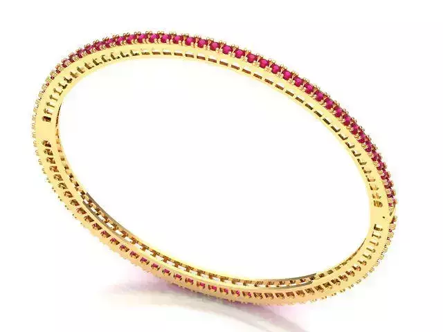 Classic gold and diamond bangle and bracelet