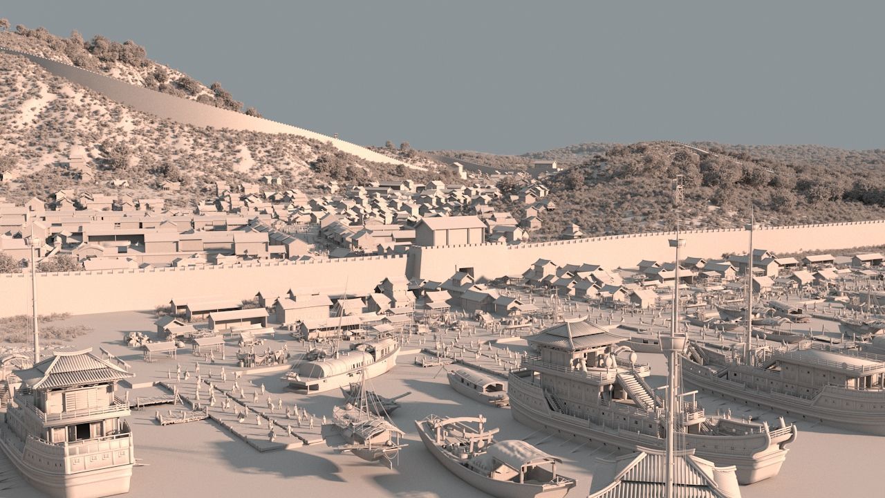 Ancient city 3D model_6