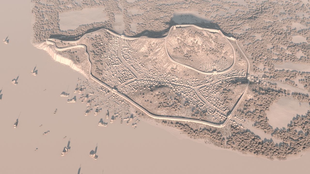 Ancient city 3D model_4