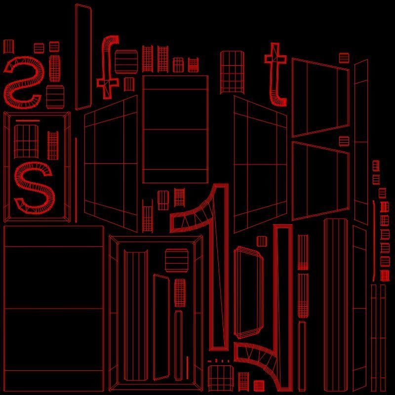 First place trophy Low-poly 3D model_8