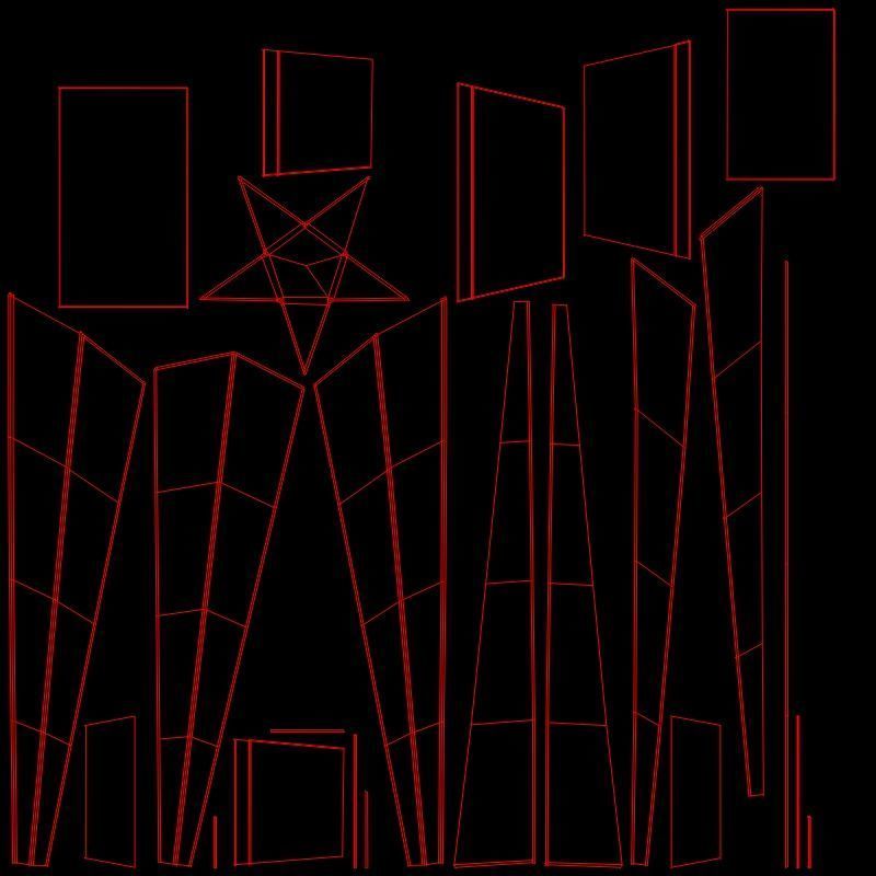 Star Trophy Low-poly 3D model_8