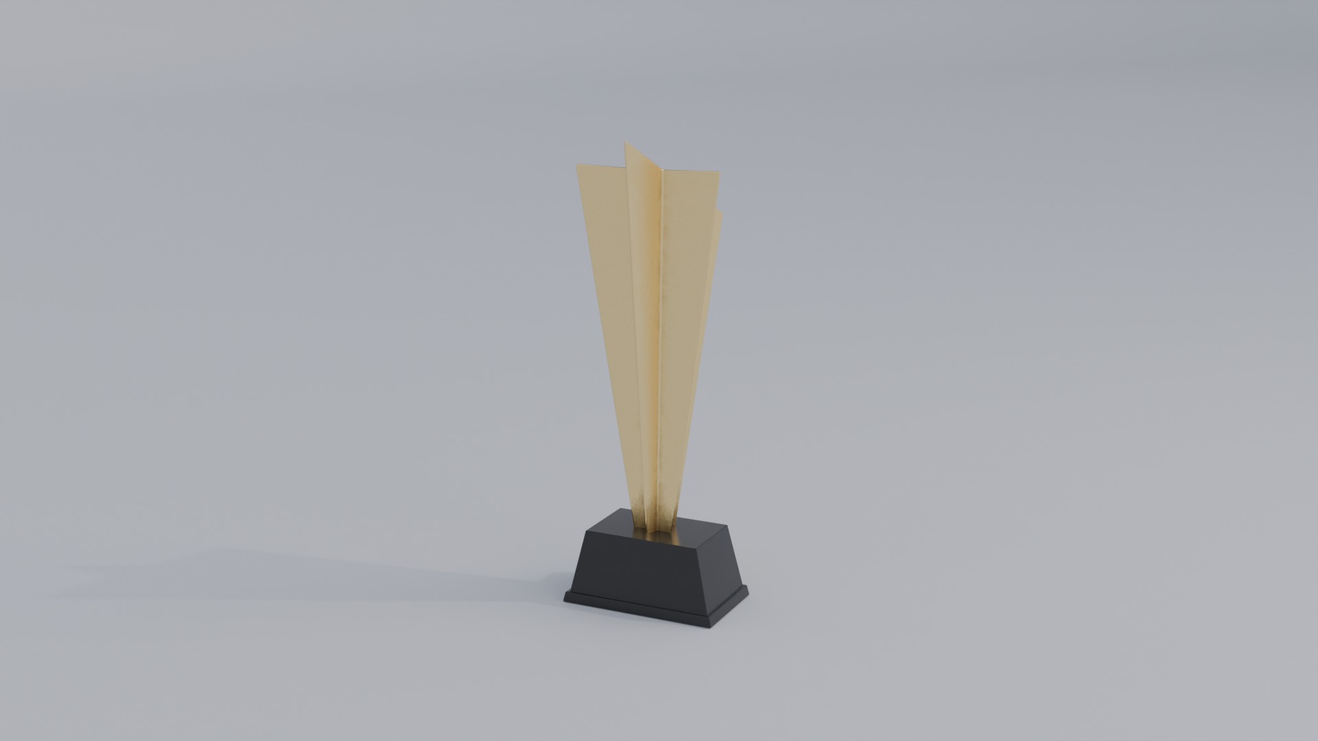 Star Trophy Low-poly 3D model_4