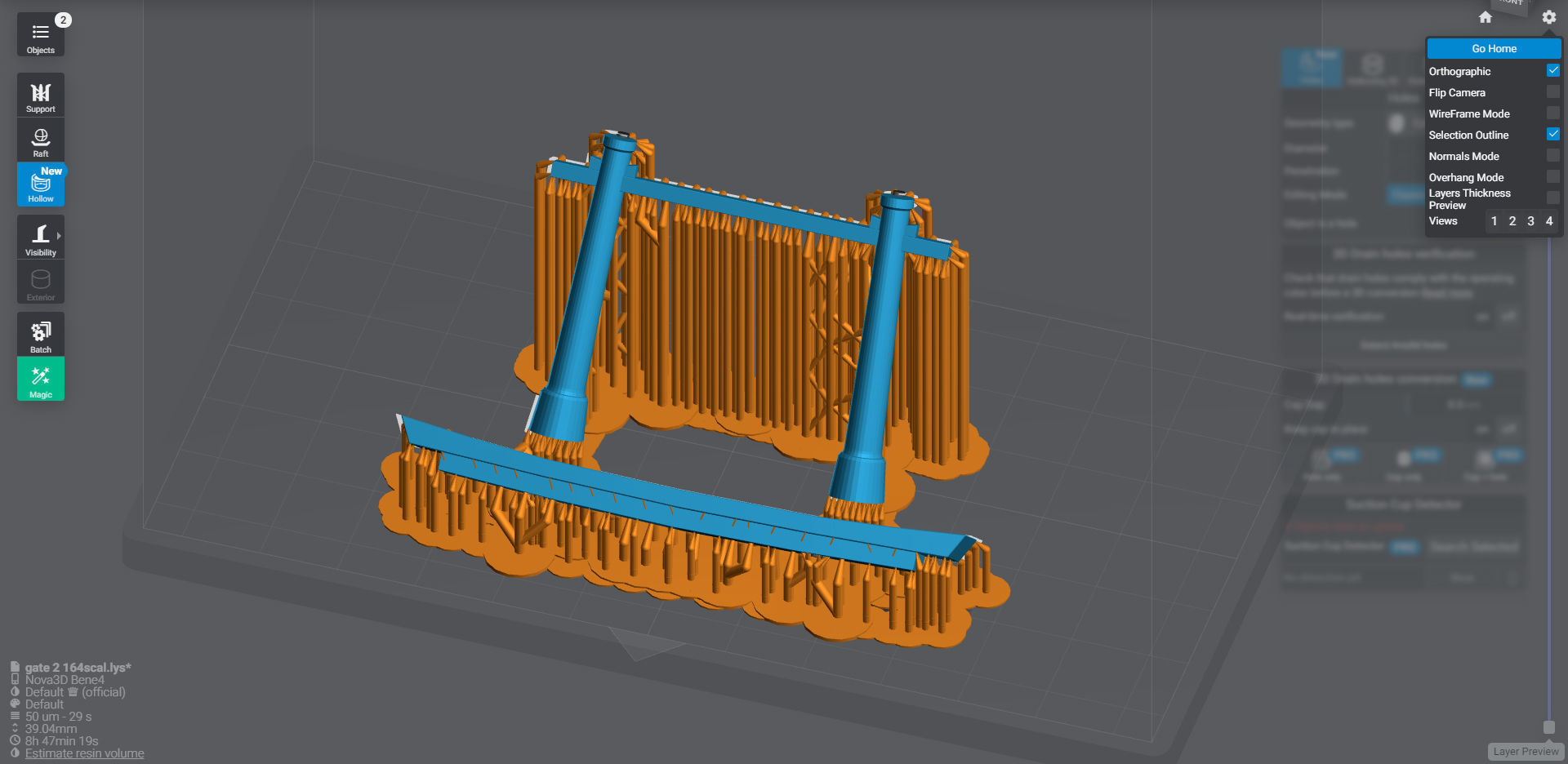 1-64 Scale Japanese Torii Gate For Dioramas 3D print model_6