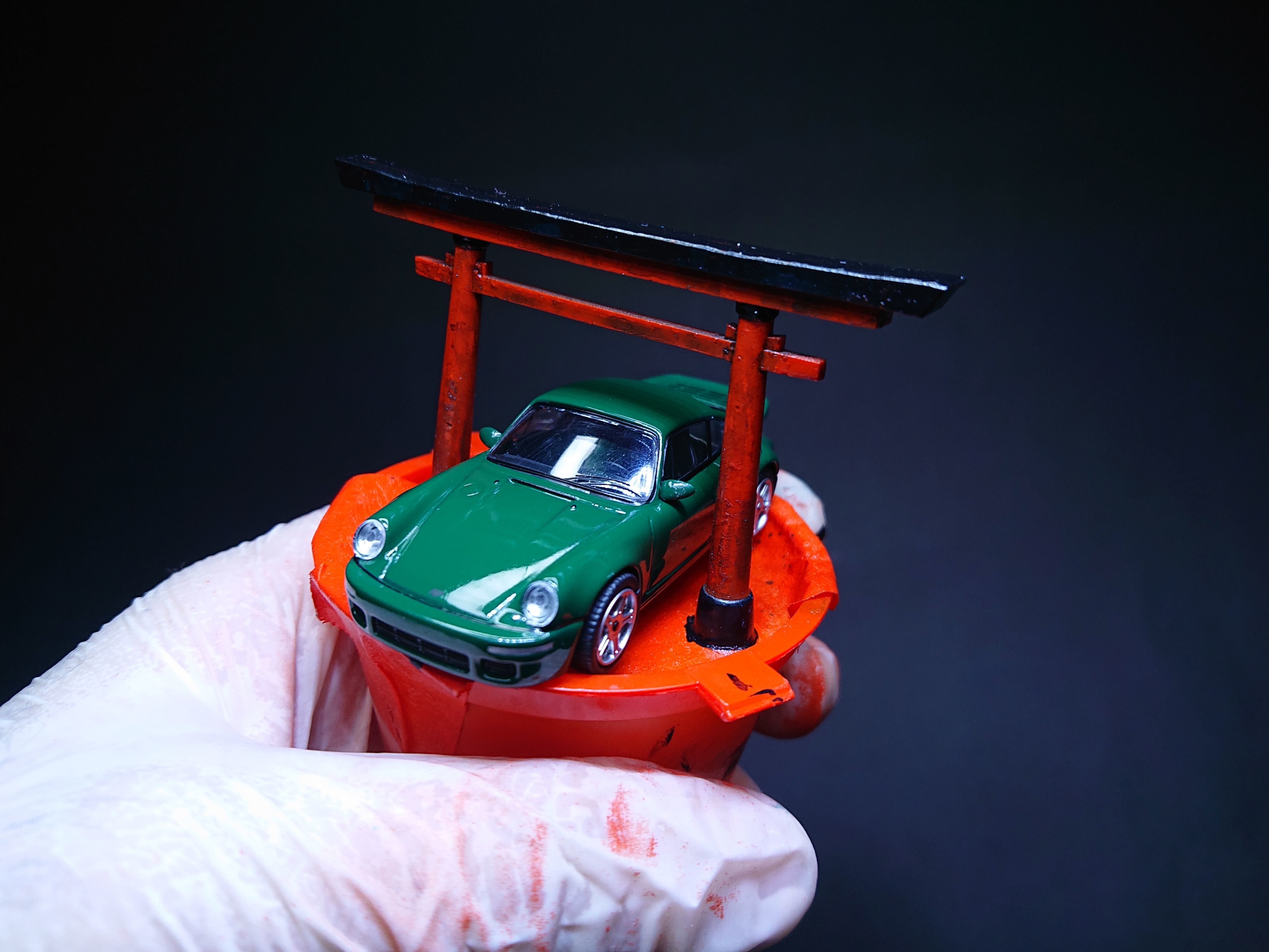 1-64 Scale Japanese Torii Gate For Dioramas 3D print model_2