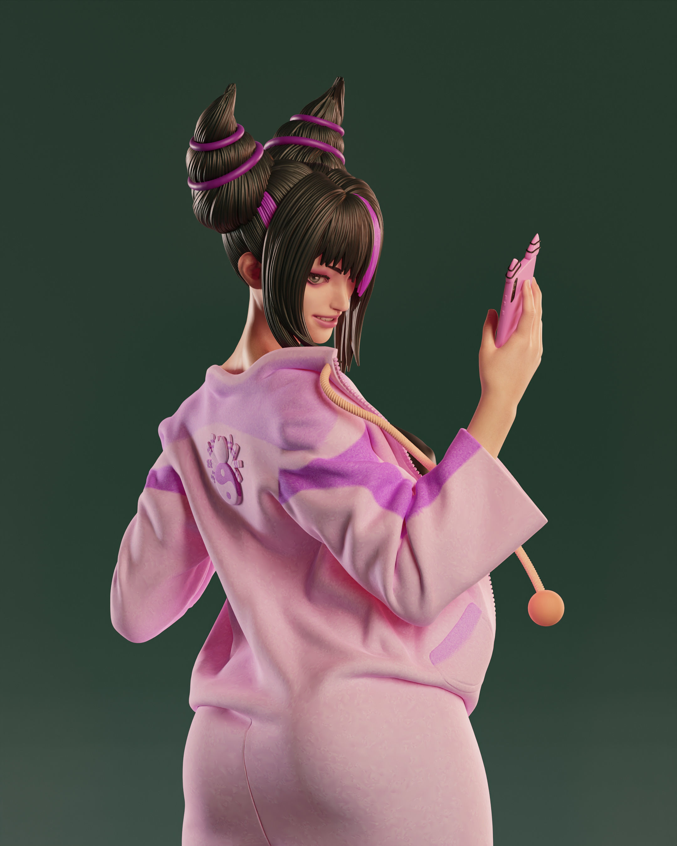 Juri Han 3D print model_7
