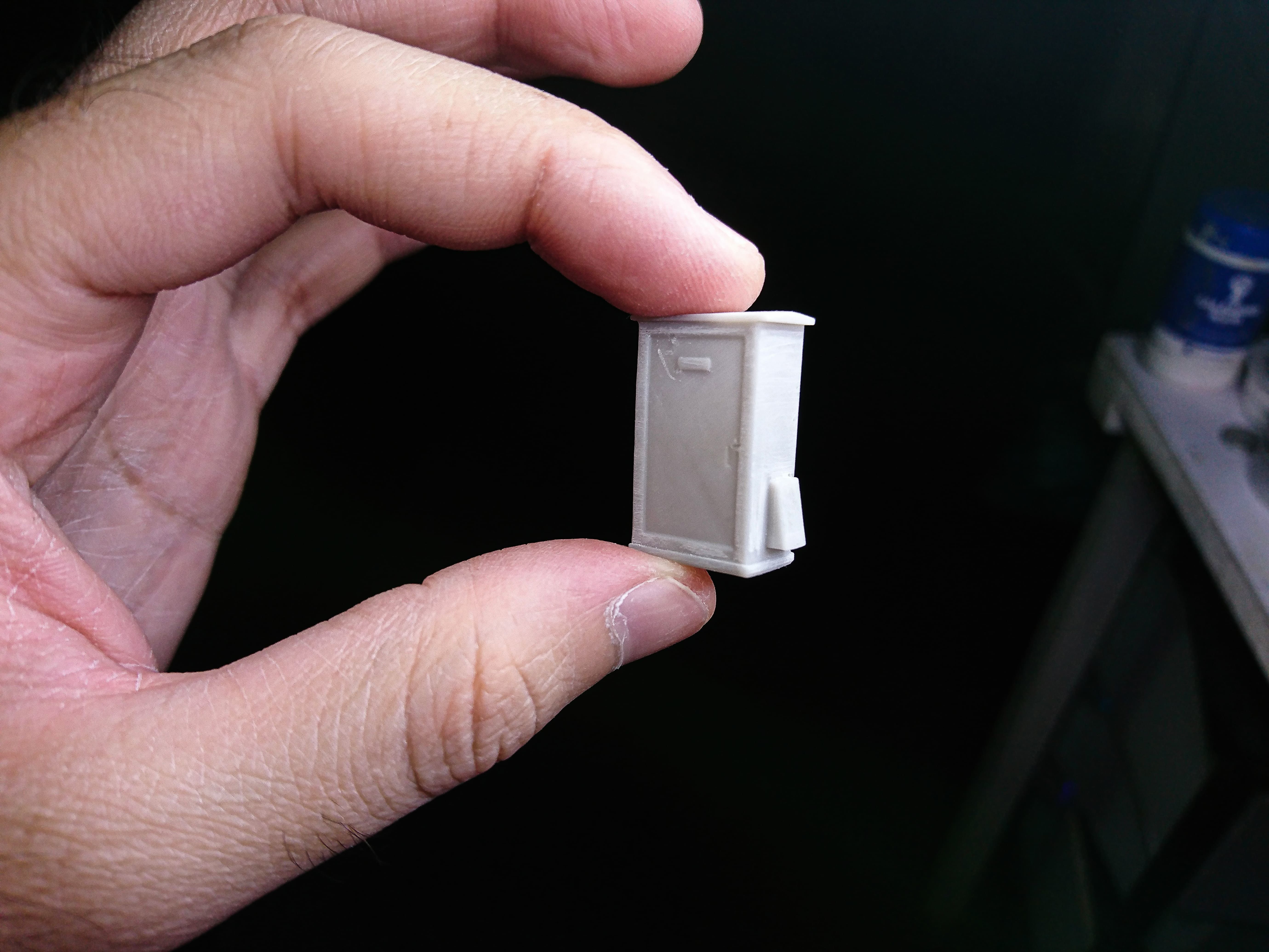 1-64 Scale Roadside Electrical box For Dioramas 3D print model_1