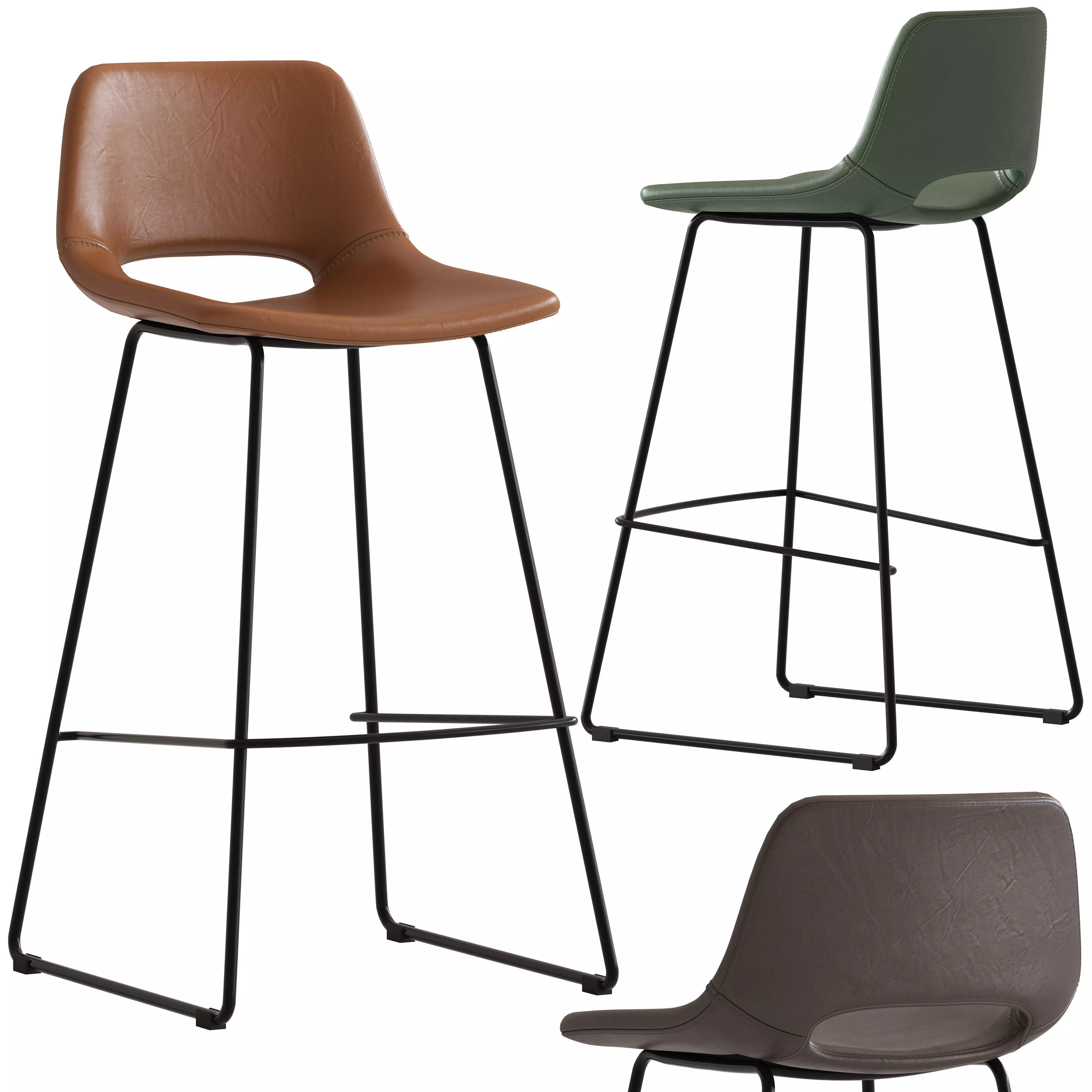 Linea Furniture Eada Barstool 3D model