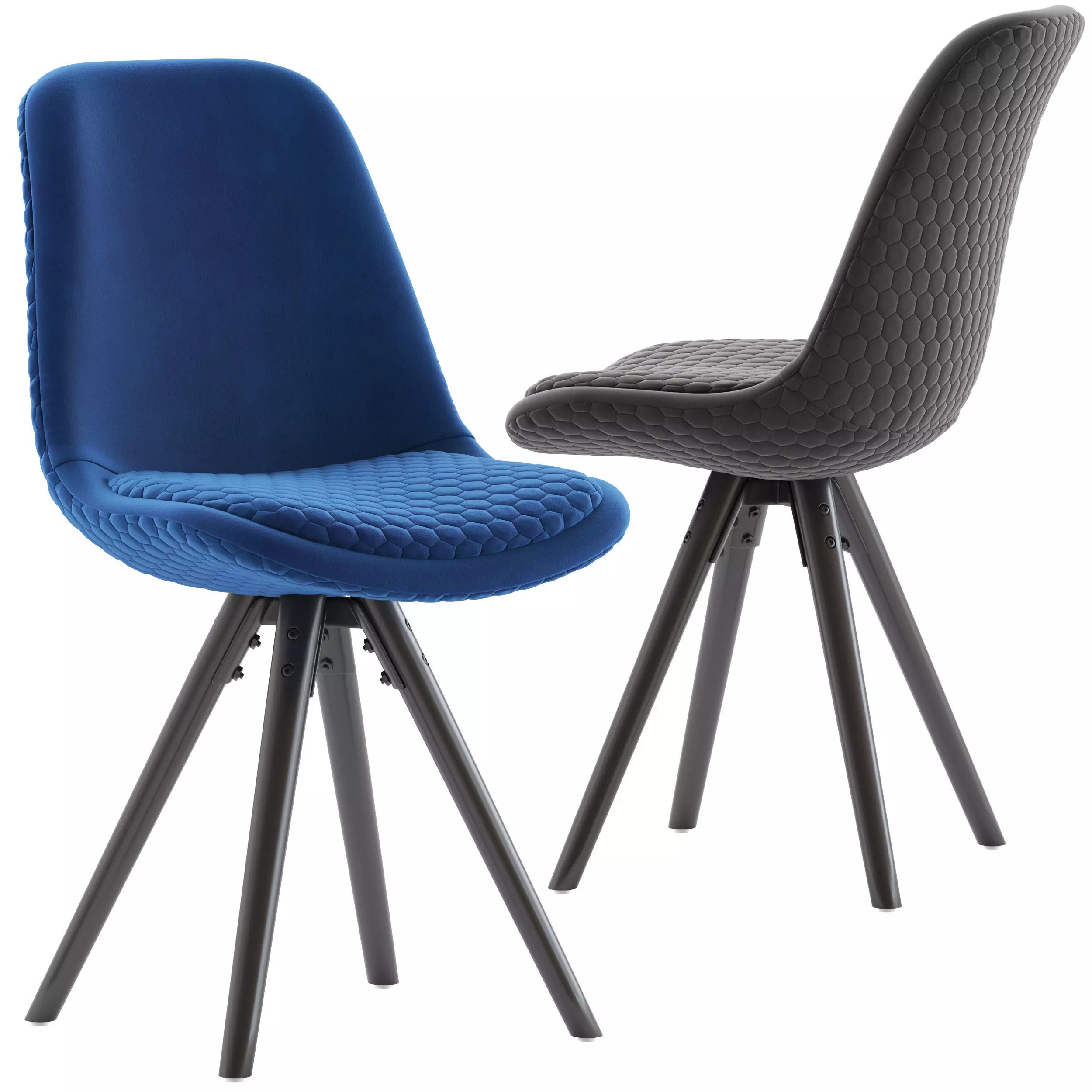 Linea Furniture Flow Dinning Chair 3D model_0