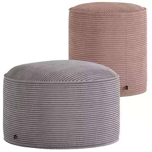 Linea Furniture Segolene Corduroy Pouffe