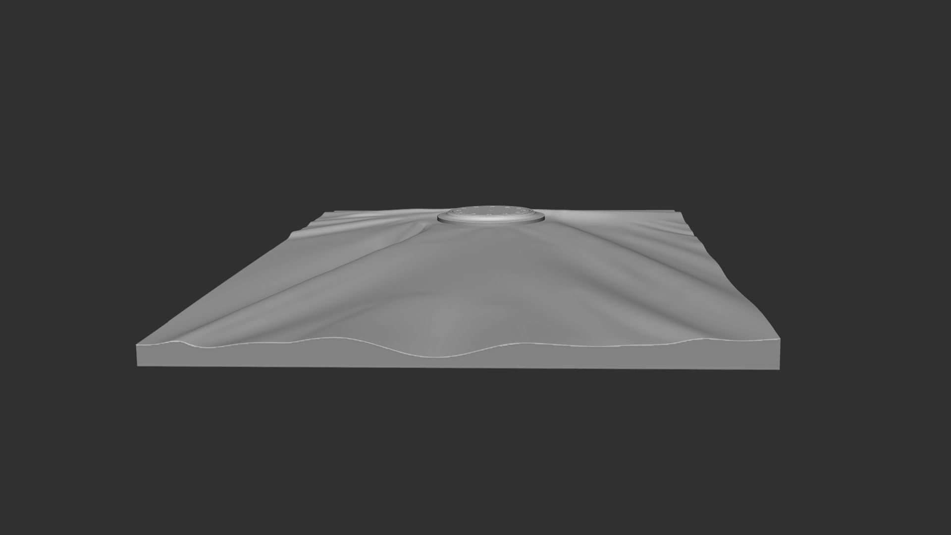 Wavy Wall Art Panel for cnc carving 3D print model_9