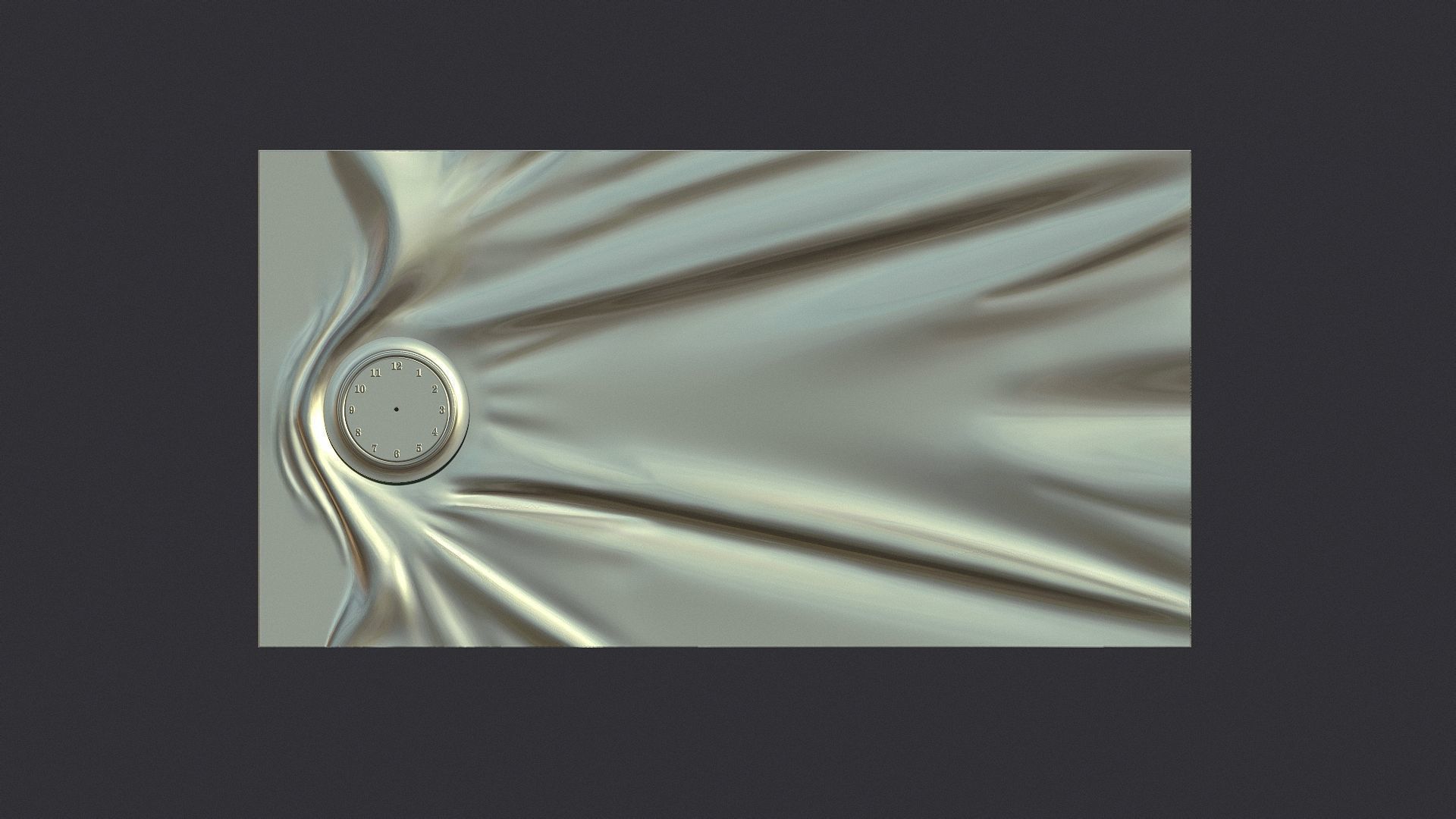 Wavy Wall Art Panel for cnc carving 3D print model_14