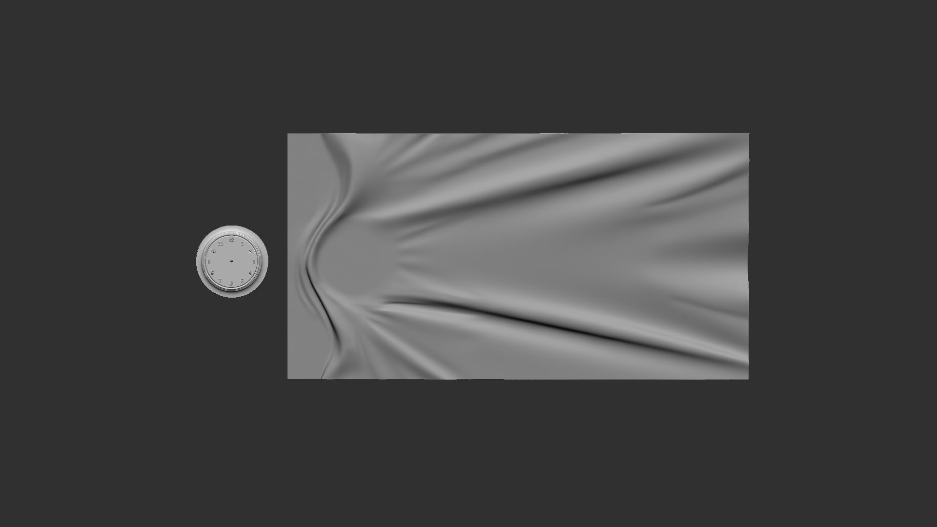 Wavy Wall Art Panel for cnc carving 3D print model_17